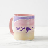 Eer je ware zelf Mok (Voorkant links)