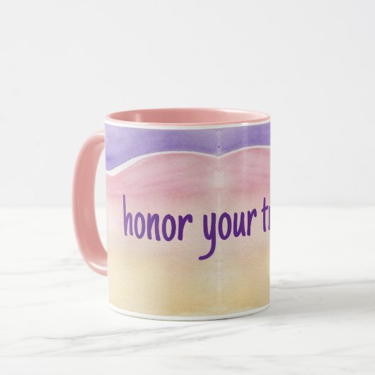 Eer je ware zelf Mok (Voorkant links)