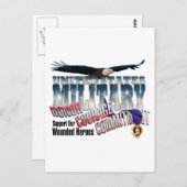 Eer onze militaire helden briefkaart (Voorkant / Achterkant)