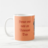 Eer onze veteranen - koffiemok (Links)
