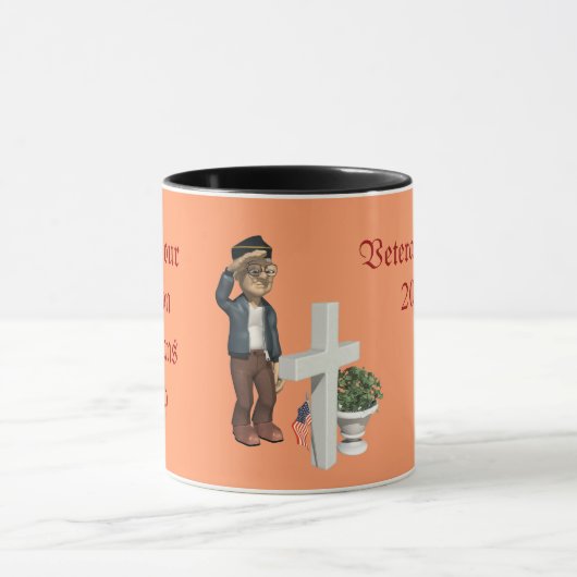 Eer onze veteranen - mok (Midden)