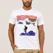 Eer op herdenkingsdag wit t-shirt (Voorkant)
