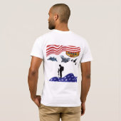 Eer op herdenkingsdag wit t-shirt (Achterkant volledig)