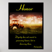 Eer overheerst te midden van uitgestrekte prairie  poster (Voorkant)