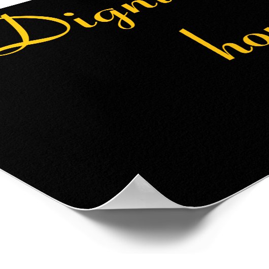 Eer reflecteert in turquoise spatten poster (Hoek)