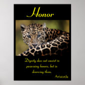 Eer stijgt te midden van de veerkrachtige kracht v poster (Voorkant)