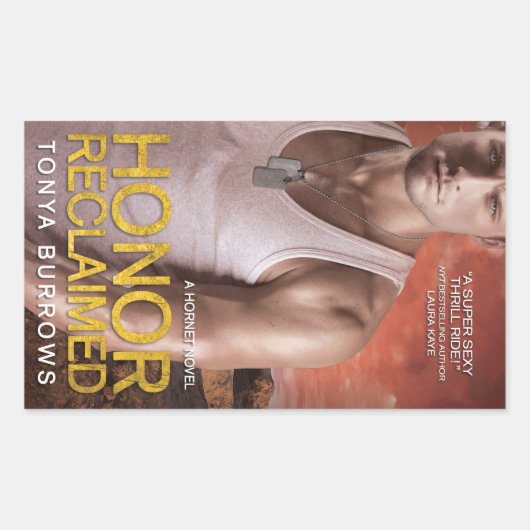 Eer teruggewonnen door Tonya Burrows Rechthoekige Sticker (Voorkant)