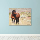 Eer uw huis canvas afdruk (Insitu (Houten vloer))