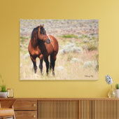 Eer uw huis canvas afdruk (Insitu (Woonkamer))