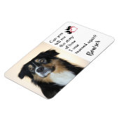 Eer uw reddingshond magneet (Linkerzijde)