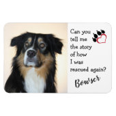 Eer uw reddingshond magneet (Horizontaal)