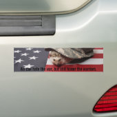 Eer van de Pog Bumpersticker (Op auto)