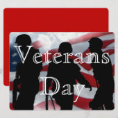 Eer Veterans Day 6,5" x 8,75" Uitnodiging (Voorkant / Achterkant)