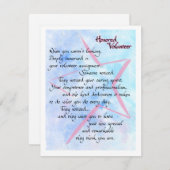 Eer Volunter Hartelijk dank Feestdagenkaart (Voorkant / Achterkant)