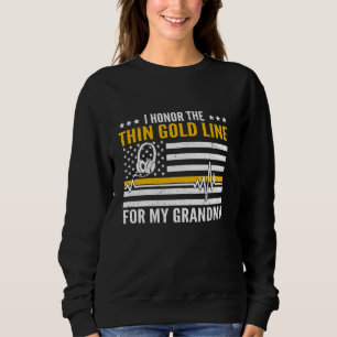 Eer voor mijn oma Proud 911 Dispatcher familie M Trui