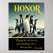 Eer zit in elke speelse stap poster (Voorkant)