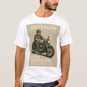 Eerbetoon aan Australische Vietnam Veteranen - Mot T-shirt