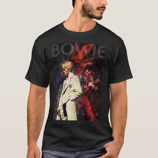 Eerbetoon aan Bowie T-shirt (Voorkant)