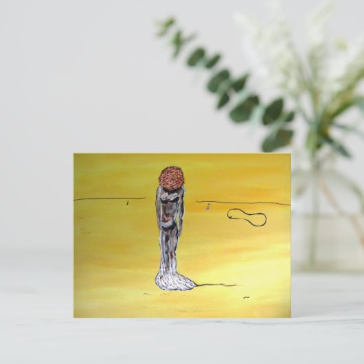 Eerbetoon aan Dali Briefkaart (Staand voorkant)