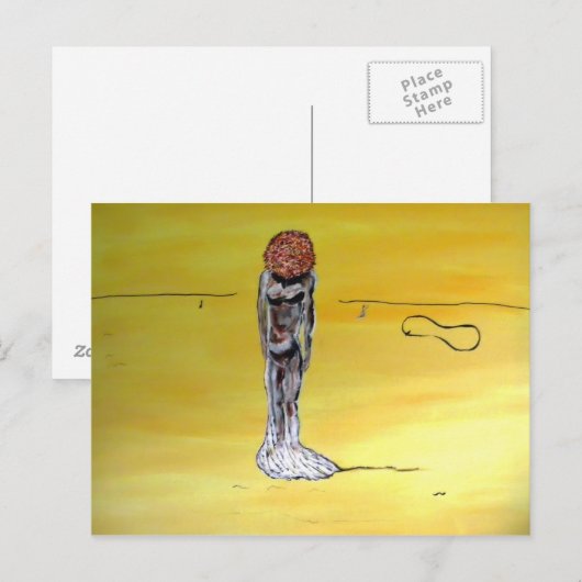 Eerbetoon aan Dali Briefkaart (Voorkant / Achterkant)