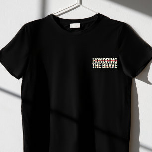 "Eerbetoon aan de dappere" T-shirt