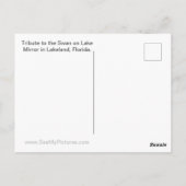 Eerbetoon aan de Zwaan Briefkaart (Achterkant)