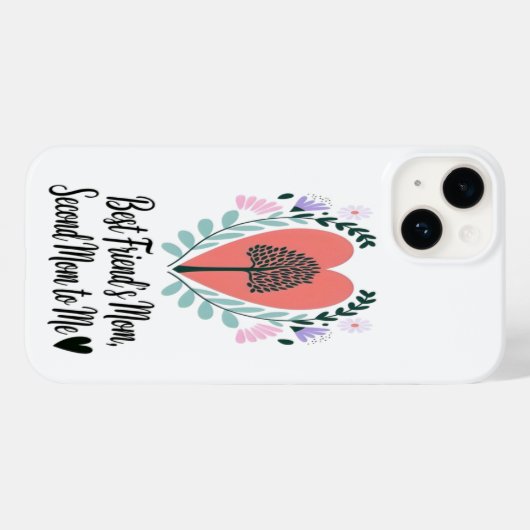 Eerbetoon aan een tweede moeder Case-Mate iPhone case (Achterkant (horizontaal))