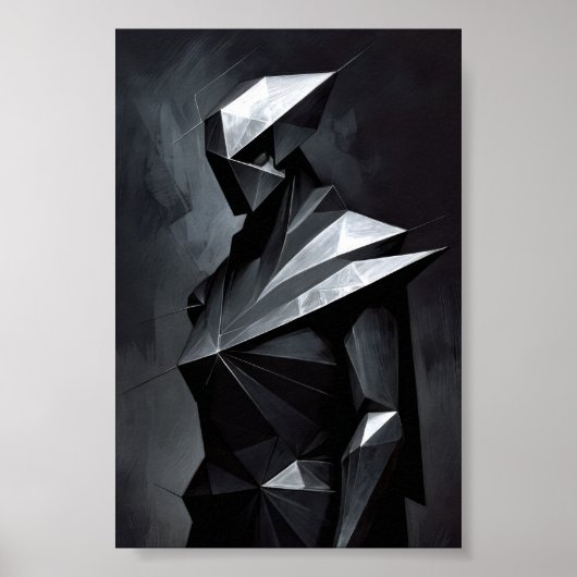 Eerbetoon aan het futurisme, 1920 "Polyhedric Conc Poster (Voorkant)