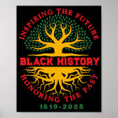 Eerbetoon aan het inspirerende Black History Month Poster (Voorkant)