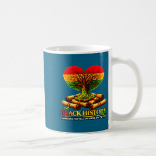 Eerbetoon aan het verleden dat de toekomst inspire koffiemok
