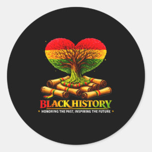 Eerbetoon aan het verleden, inspiratie voor de toe ronde sticker
