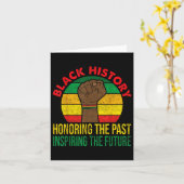 Eerbetoon aan het verleden inspirerende toekomstig kaart (Gele Bloem)