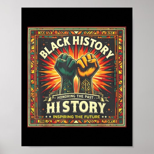 Eerbetoon aan het verleden inspirerende toekomstig poster (Voorkant)