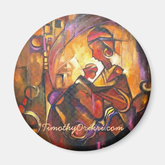 Eerbetoon aan Mama R.O. Orikri Magneet (Voorkant)