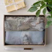 Eerbetoon aan Minerva Floral Ephemera Decoupage Tissuepapier (Geschenk)