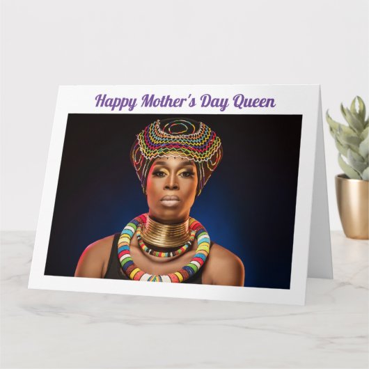 Eerbetoon aan moeders geloof kaart (Kleine Plant)