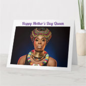 Eerbetoon aan moeders geloof kaart (Voorkant)