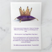 Eerbetoon aan moeders geloof kaart (Binnen)