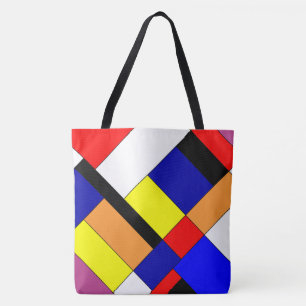 Eerbetoon aan Mondriaan Tote Bag