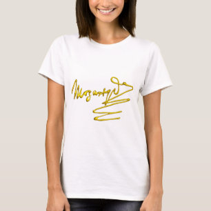 EERBETOON AAN MOZART/3D Gouden Handtekening T-shirt