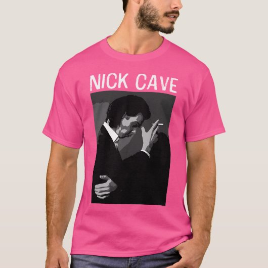 Eerbetoon aan Nick Cave T-shirt (Voorkant)