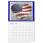 Eerbetoon aan onze Amerikaanse vlag 2018-agenda Kalender (Feb 2026)