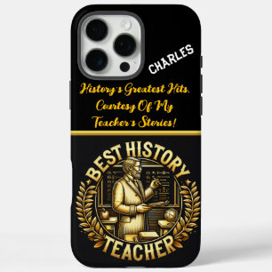 Eerbetoon aan onze beste geschiedenisdocent iPhone 16 pro max hoesje