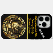Eerbetoon aan onze beste geschiedenisdocent Case-Mate iPhone case (Achterkant (horizontaal))
