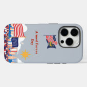 Eerbetoon aan onze helden: dag van de strijdkracht Case-Mate iPhone case (Achterkant (horizontaal))