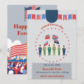 Eerbetoon aan onze helden: de Dag van de Strijdkra Kaart (Voorkant / Achterkant)