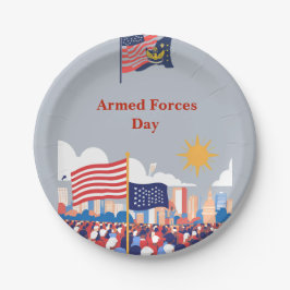 Eerbetoon aan onze helden: de Dag van de Strijdkra Papieren Bordje