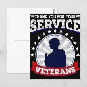 Eerbetoon aan onze helden deze Veteranendag 2025 Briefkaart