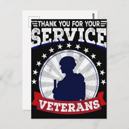 Eerbetoon aan onze helden deze Veteranendag 2025 Briefkaart (Voorkant / Achterkant)