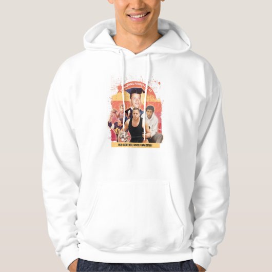 Eerbetoon aan Paris Lucas - Hoodie (Voorkant)